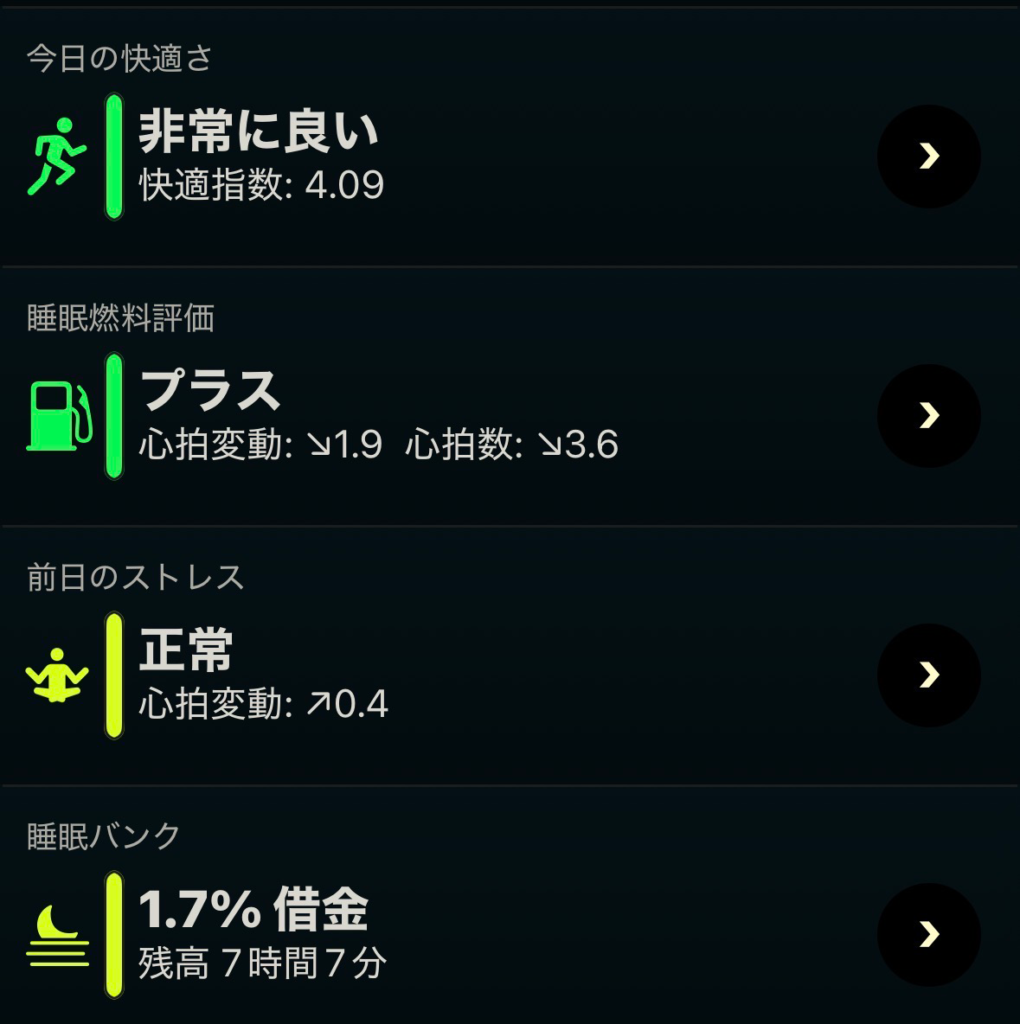 今日の睡眠スコア詳細（AutoSleep）